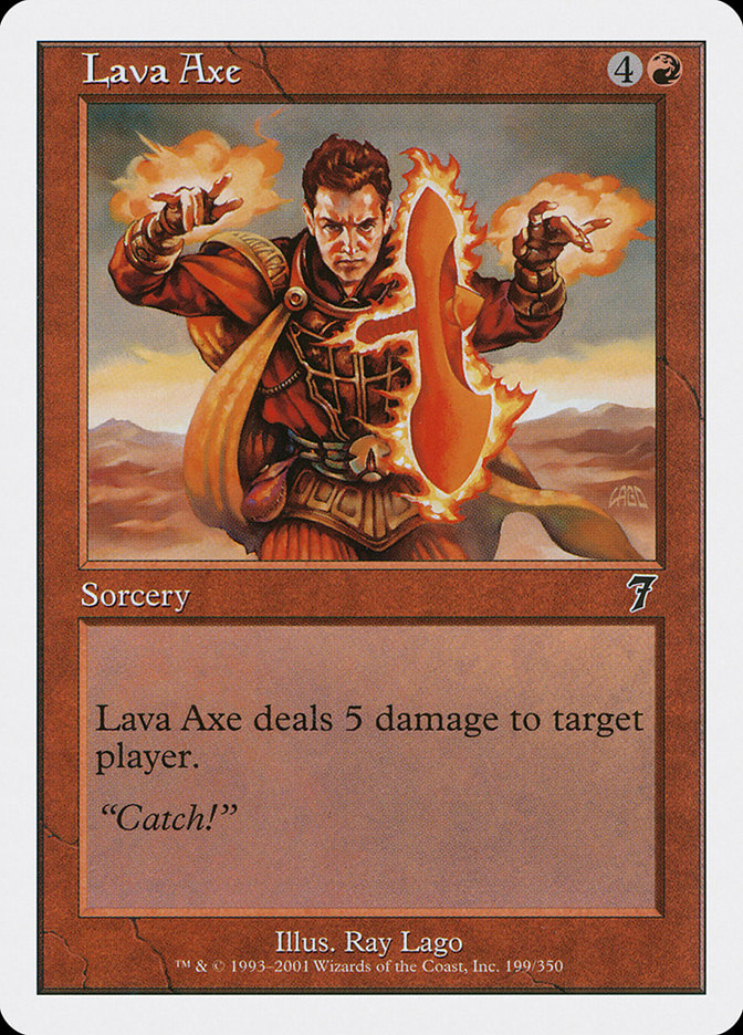Lava Axe [Seventh Edition] Magic: The Gathering