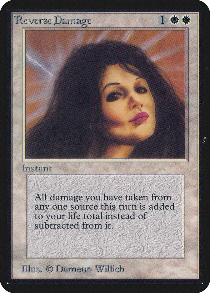 Reverse Damage [Alpha Edition] Magic: The Gathering