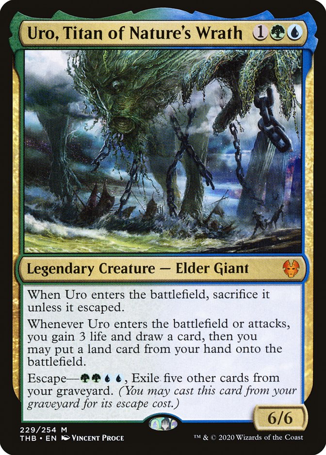Uro, Titan of Nature's Wrath [Theros Beyond Death] Magic: The Gathering