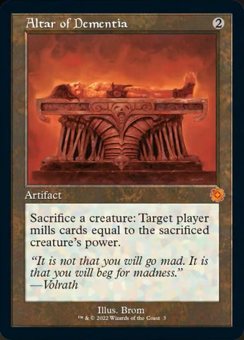 Altar of Dementia (Retro) [The Brothers' War Retro Artifacts] Magic: The Gathering