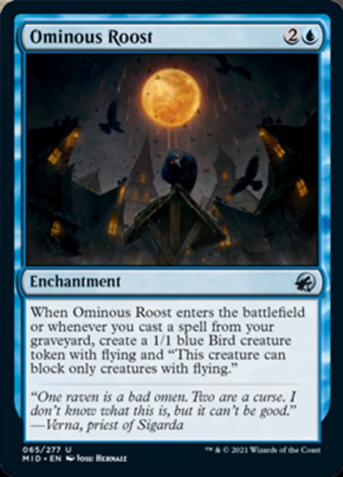Ominous Roost [Innistrad: Midnight Hunt] Magic: The Gathering