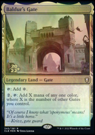Baldur's Gate [Commander Legends: Battle for Baldur's Gate Prerelease Promos] Magic: The Gathering