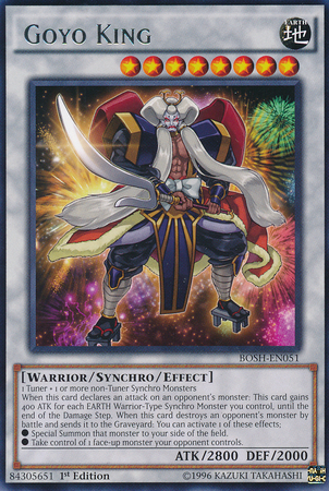 Goyo King [BOSH-EN051] Rare Yu-Gi-Oh!