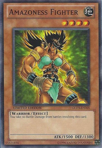 Amazoness Fighter [GLD3-EN005] Common Yu-Gi-Oh!
