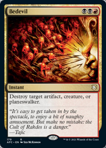 Bedevil [Dungeons & Dragons: Adventures in the Forgotten Realms Commander] Magic: The Gathering