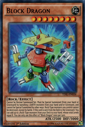Block Dragon [TDIL-EN034] Ultra Rare Yu-Gi-Oh!