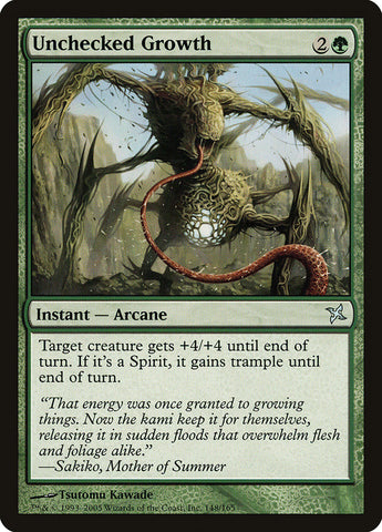 Unchecked Growth [Betrayers of Kamigawa] Magic: The Gathering