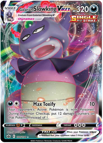 Galarian Slowking VMAX (100/198) [Sword & Shield: Chilling Reign] Pokémon