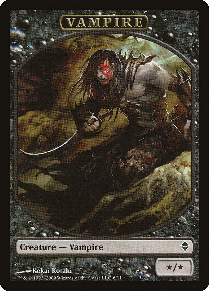 Vampire Token [Zendikar Tokens] Magic: The Gathering