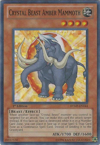 Crystal Beast Amber Mammoth [RYMP-EN044] Super Rare Yu-Gi-Oh!