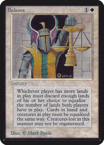 Balance [Alpha Edition] Magic: The Gathering