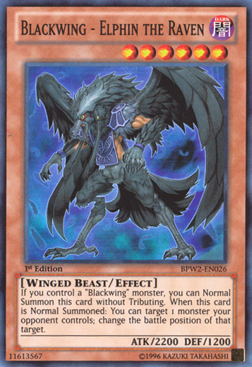 Blackwing - Elphin the Raven [BPW2-EN026] Super Rare Yu-Gi-Oh!