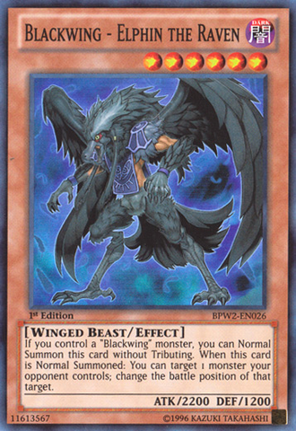 Blackwing - Elphin the Raven [BPW2-EN026] Super Rare Yu-Gi-Oh!