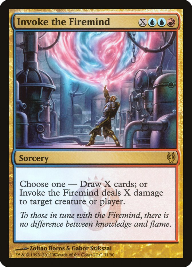 Invoke the Firemind [Duel Decks: Izzet vs. Golgari] Magic: The Gathering