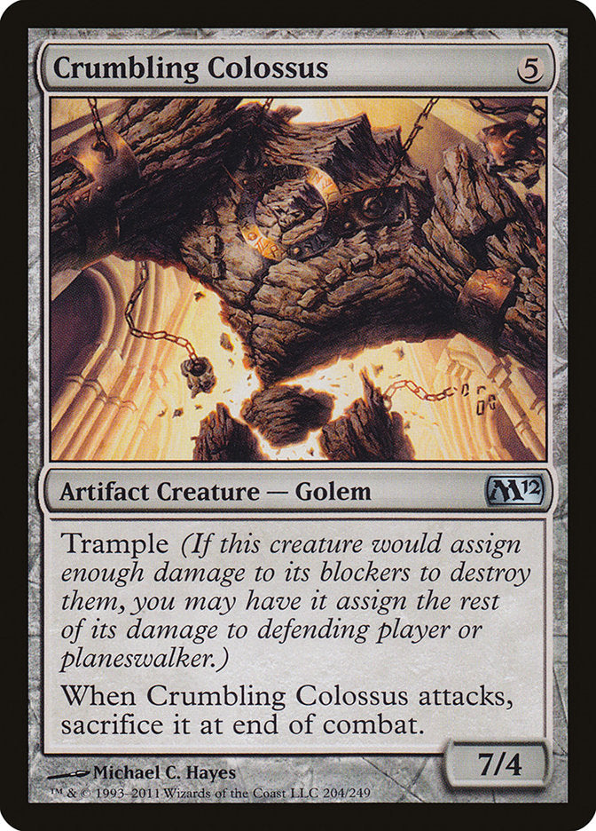 Crumbling Colossus [Magic 2012] Magic: The Gathering