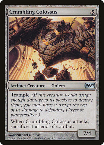 Crumbling Colossus [Magic 2012] Magic: The Gathering
