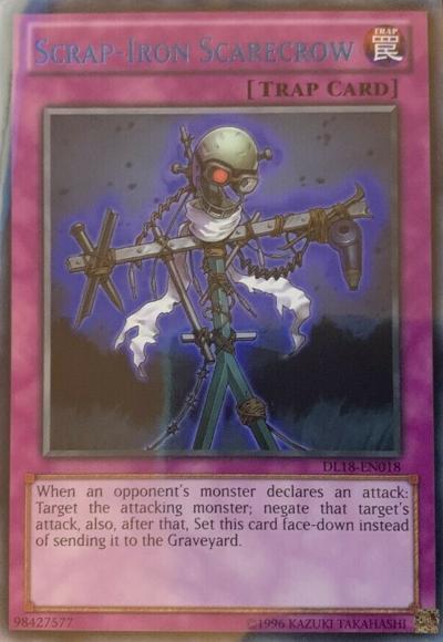 Scrap-Iron Scarecrow (Blue) [DL18-EN018] Rare Yu-Gi-Oh!