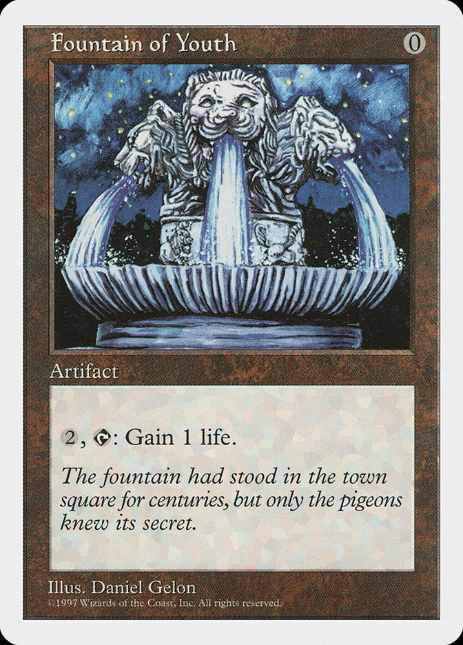 Fountain of Youth [Fifth Edition] Magic: The Gathering