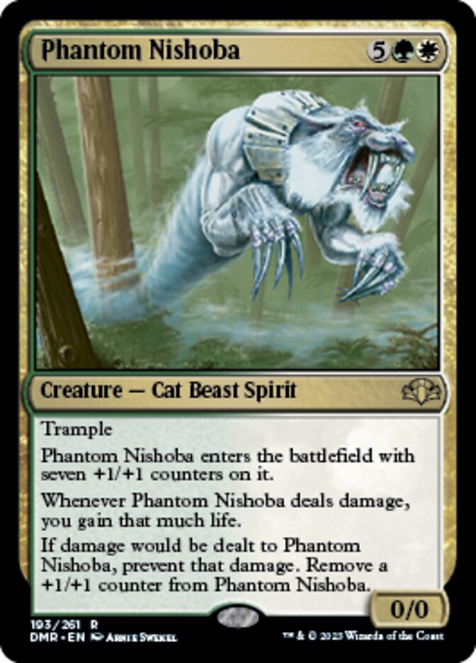 Phantom Nishoba [Dominaria Remastered] Magic: The Gathering