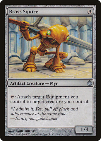 Brass Squire [Mirrodin Besieged] Magic: The Gathering