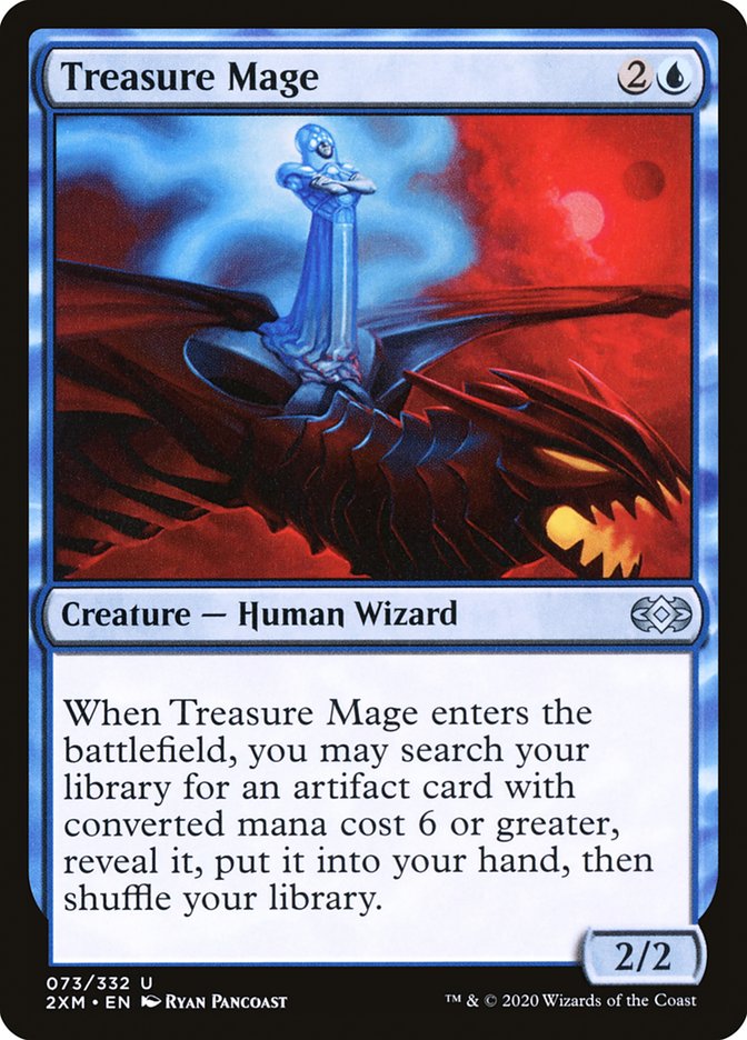 Treasure Mage [Double Masters] Magic: The Gathering