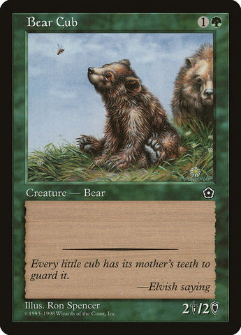 Bear Cub [Portal Second Age] Magic: The Gathering