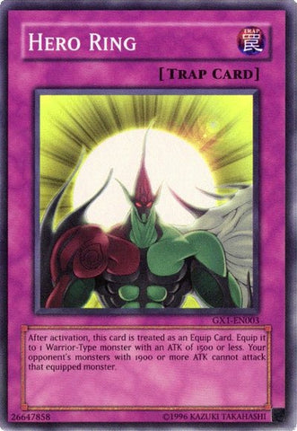 Hero Ring [GX1-EN003] Super Rare Yu-Gi-Oh!