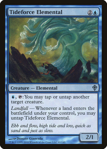 Tideforce Elemental [Worldwake] Magic: The Gathering
