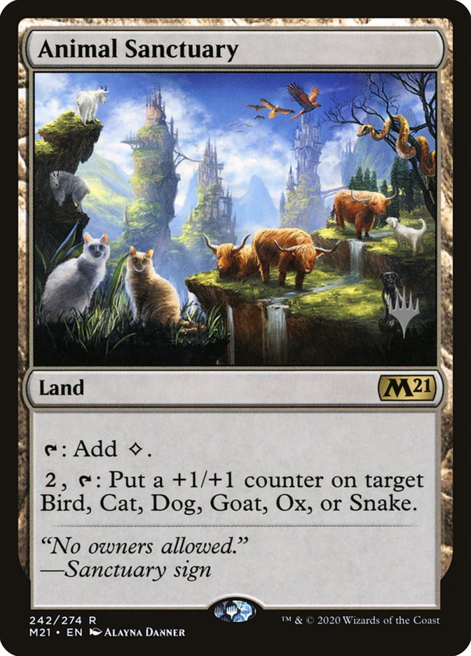 Animal Sanctuary (Promo Pack) [Core Set 2021 Promos] Magic: The Gathering