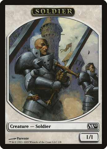 Soldier Token [Magic 2010 Tokens] Magic: The Gathering