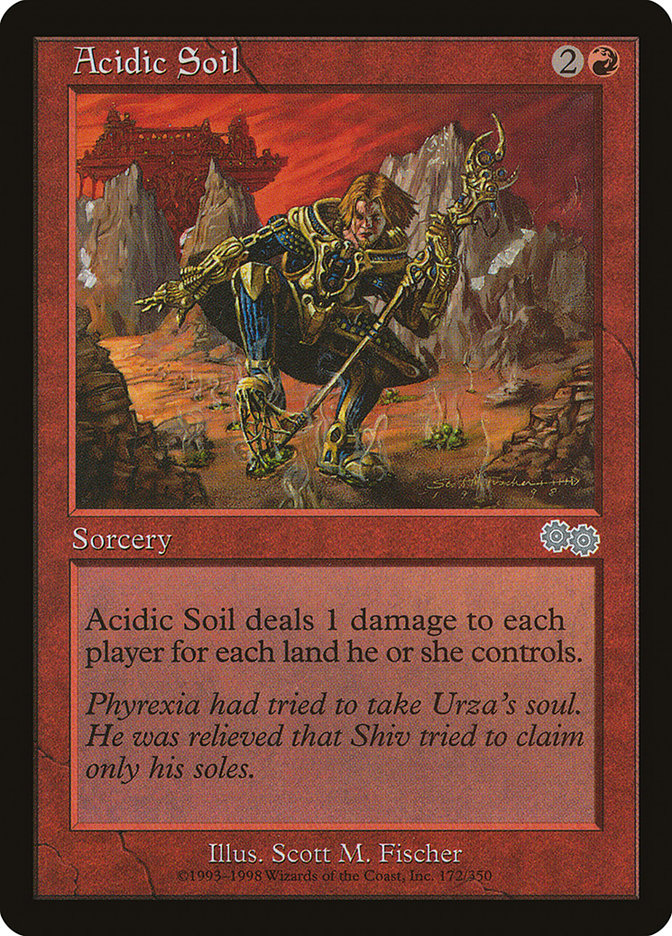 Acidic Soil [Urza's Saga] Magic: The Gathering