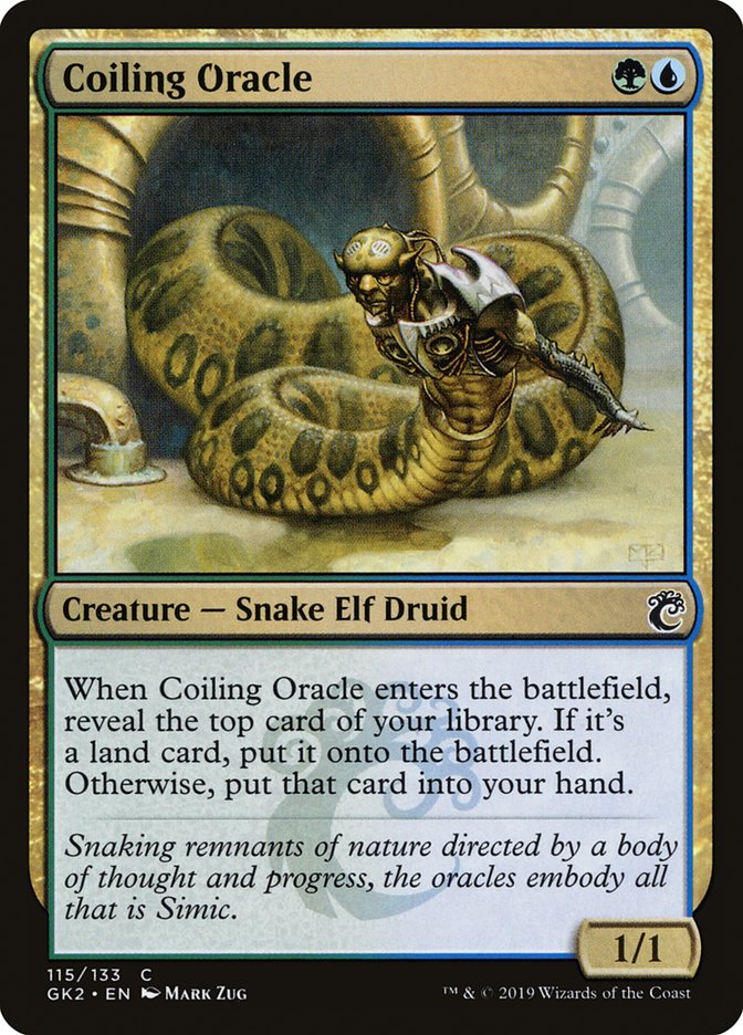 Coiling Oracle [Ravnica Allegiance Guild Kit] Magic: The Gathering