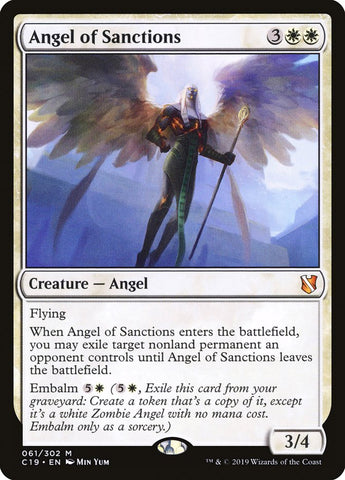 Angel of Sanctions [Commander 2019] Magic: The Gathering