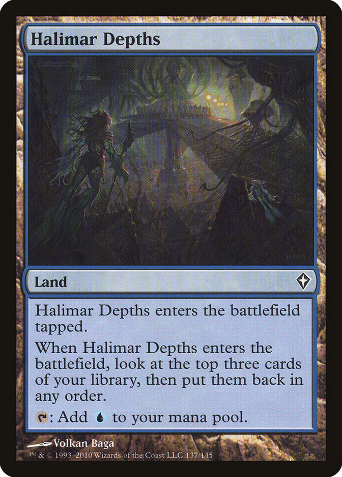 Halimar Depths [Worldwake] Magic: The Gathering
