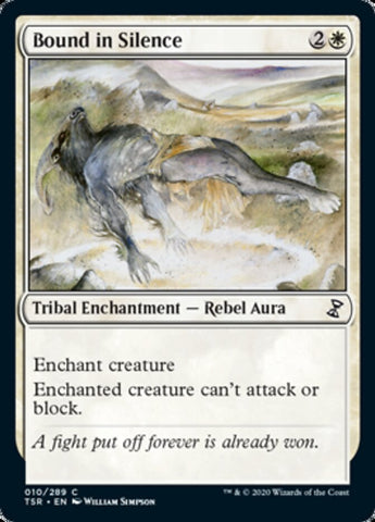 Bound in Silence [Time Spiral Remastered] Magic: The Gathering