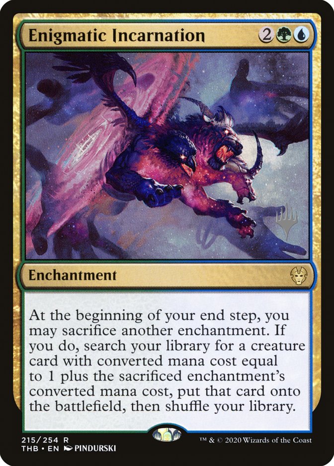 Enigmatic Incarnation (Promo Pack) [Theros Beyond Death Promos] Magic: The Gathering