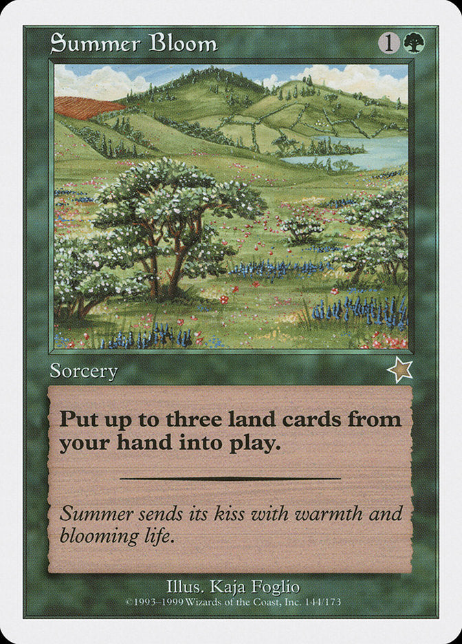 Summer Bloom [Starter 1999] Magic: The Gathering