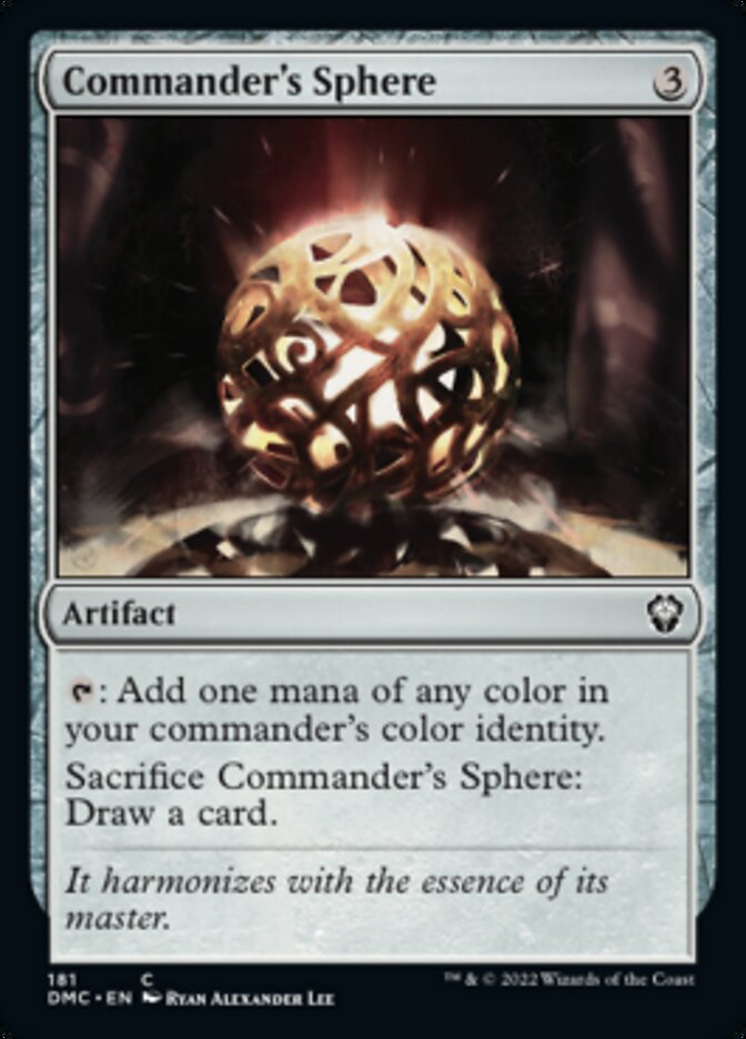 Commander's Sphere [Dominaria United Commander] Magic: The Gathering