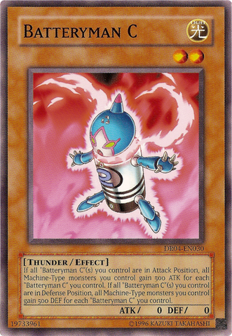 Batteryman C [DR04-EN030] Common Yu-Gi-Oh!