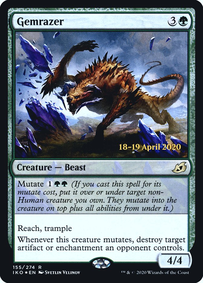 Gemrazer [Ikoria: Lair of Behemoths Prerelease Promos] Magic: The Gathering