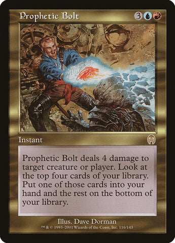 Prophetic Bolt [Apocalypse] Magic: The Gathering