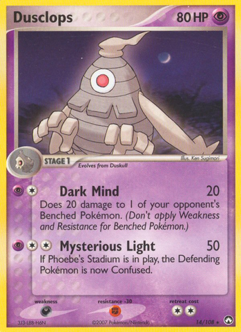 Dusclops (14/108) [EX: Power Keepers] Pokémon