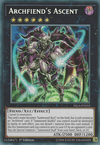 Archfiend's Ascent [FIGA-EN033] Secret Rare Yu-Gi-Oh!