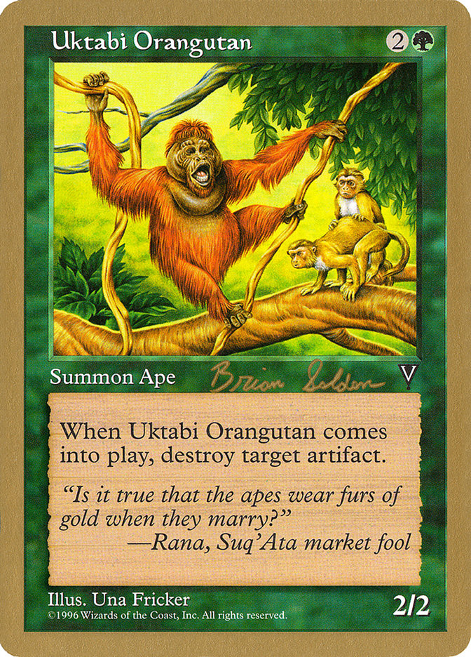 Uktabi Orangutan (Brian Selden) [World Championship Decks 1998] Magic: The Gathering