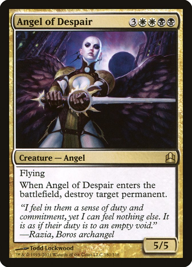 Angel of Despair [Commander 2011] Magic: The Gathering