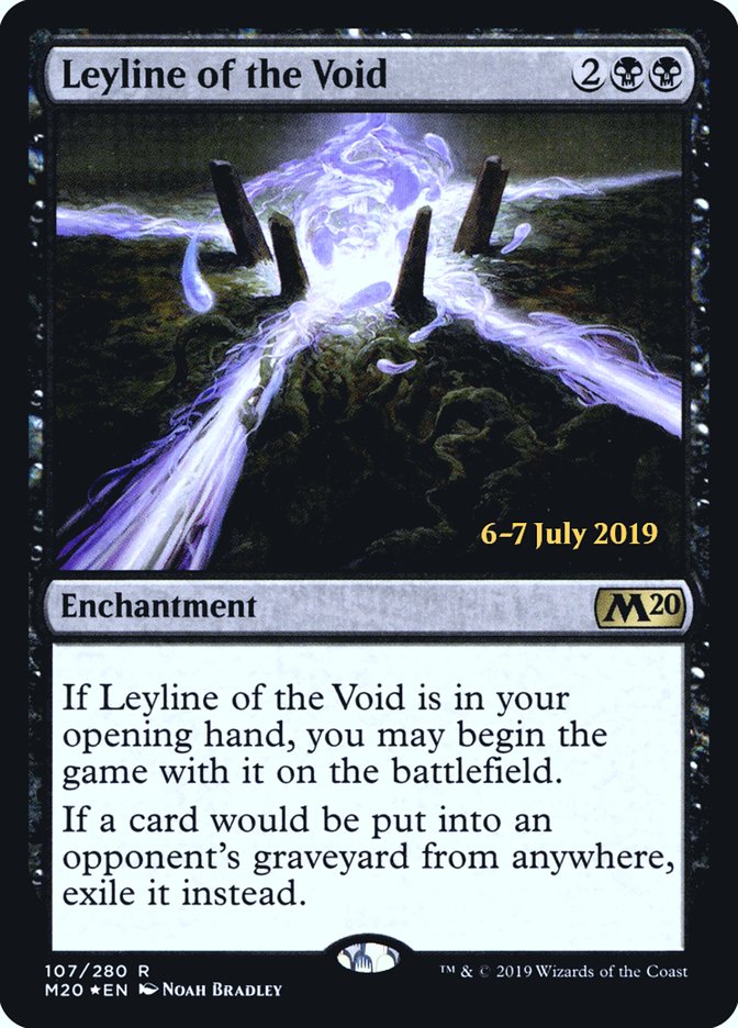 Leyline of the Void [Core Set 2020 Prerelease Promos] Magic: The Gathering