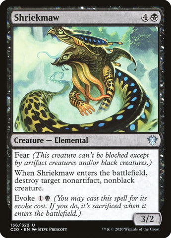 Shriekmaw [Commander 2020] Magic: The Gathering
