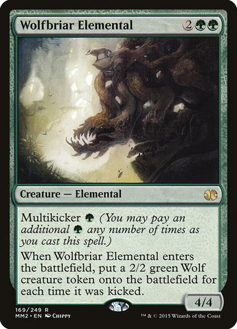 Wolfbriar Elemental [Modern Masters 2015] Magic: The Gathering