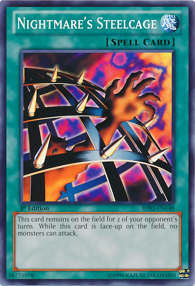 Nightmare's Steelcage [BP02-EN148] Common Yu-Gi-Oh!