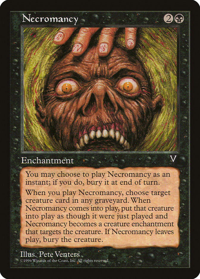 Necromancy [Visions] Magic: The Gathering